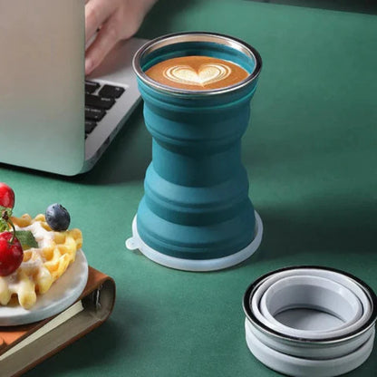 Stylish Sleek and Portable Collapsible Water Cup