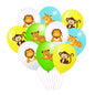 Jungle Animal Theme Birthday Balloons for Adventurous Celebrations