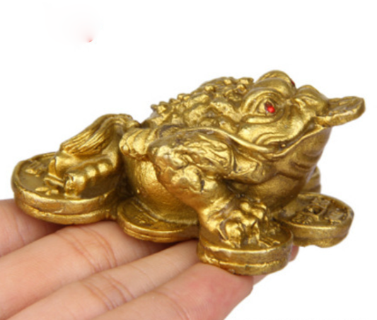 Copper Golden Toad Ornament